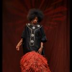 IZZY COTTON RAFIA SHORT KAFTAN