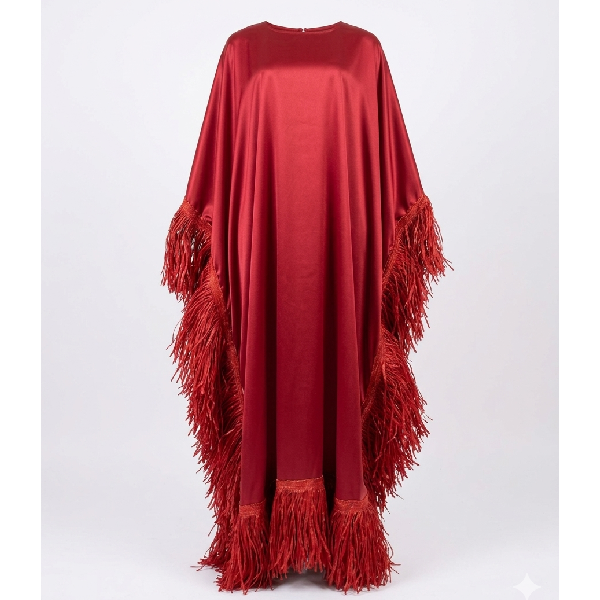 LALA  RAFFIA KAFTAN